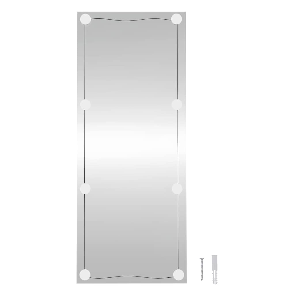 Nástěnné zrcadlo s LED osvětlením 40 x 100 cm sklo obdélníkové - obrázek 15