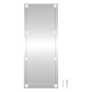 Nástěnné zrcadlo s LED osvětlením 40 x 100 cm sklo obdélníkové - obrázek 15