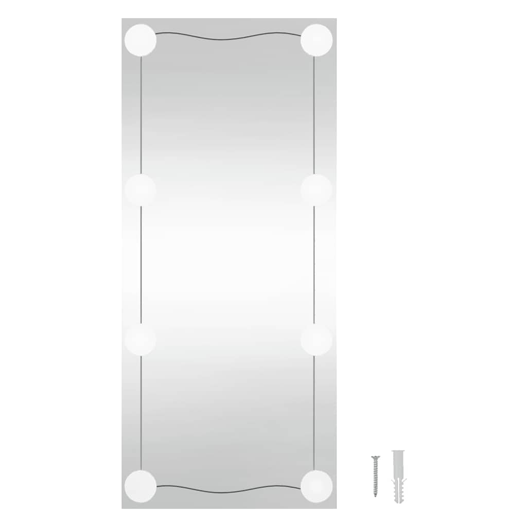 Nástěnné zrcadlo s LED osvětlením 50 x 100 cm sklo obdélníkové - obrázek 15
