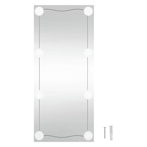 Nástěnné zrcadlo s LED osvětlením 50 x 100 cm sklo obdélníkové - obrázek 15