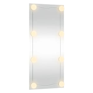Nástěnné zrcadlo s LED osvětlením 50 x 100 cm sklo obdélníkové - obrázek 5