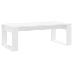 Konferenční stolek bílý 102 x 50 x 35 cm kompozitní dřevo - obrázek 2
