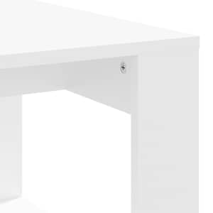 Konferenční stolek bílý 102 x 50 x 35 cm kompozitní dřevo - obrázek 7