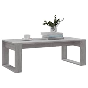 Konferenční stolek šedý sonoma 102x50x35 cm kompozitní dřevo - obrázek 3