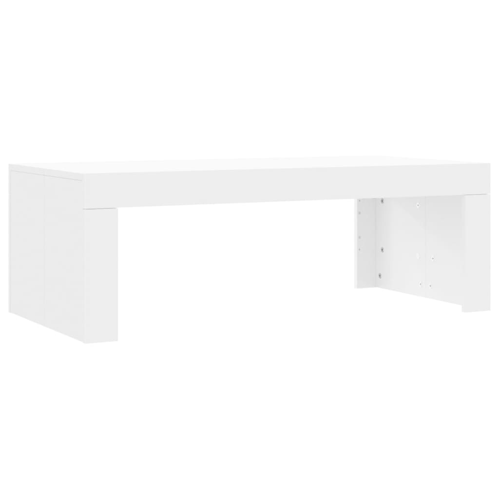 Image of vidaXL Coffee Table White 102x50x36 cm Engineered Wood