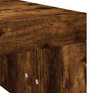 Konferenční stolek kouřový dub 102x50x36 cm kompozitní dřevo - obrázek 7