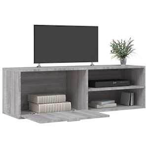 TV skříňka šedá sonoma 120 x 34 x 37 cm kompozitní dřevo - obrázek 3