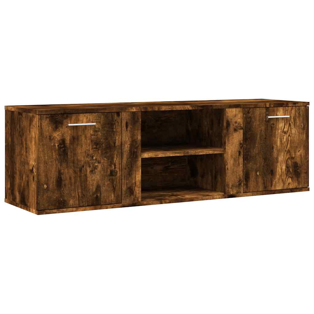 vidaXL TV skříňka kouřový dub 120 x 34 x 37 cm kompozitní dřevo