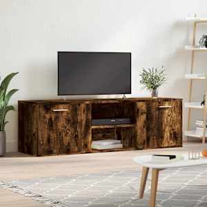 TV skříňka kouřový dub 120 x 34 x 37 cm kompozitní dřevo - obrázek 1