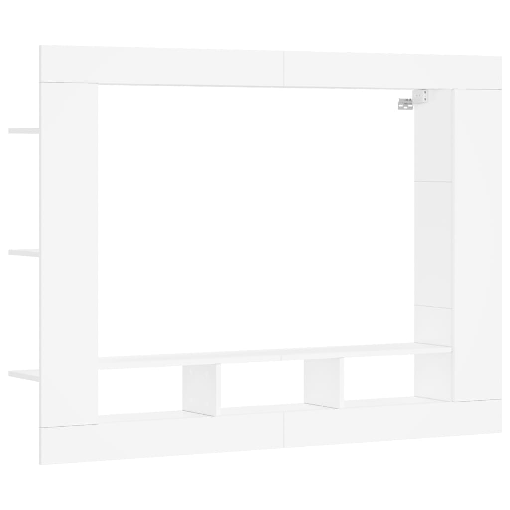 vidaXL TV skříňka bílá 152 x 22 x 113 cm kompozitní dřevo