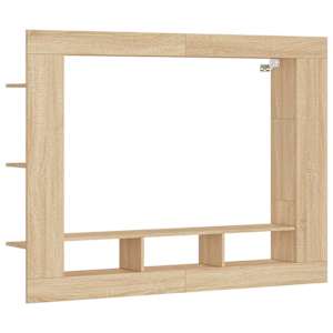 TV skříňka dub sonoma 152 x 22 x 113 cm kompozitní dřevo - obrázek 2