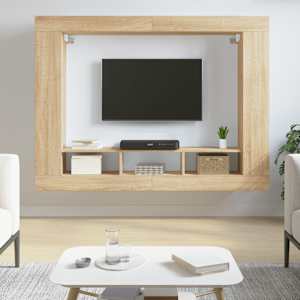 TV omarica sonoma hrast 152x22x113 cm inženirski les