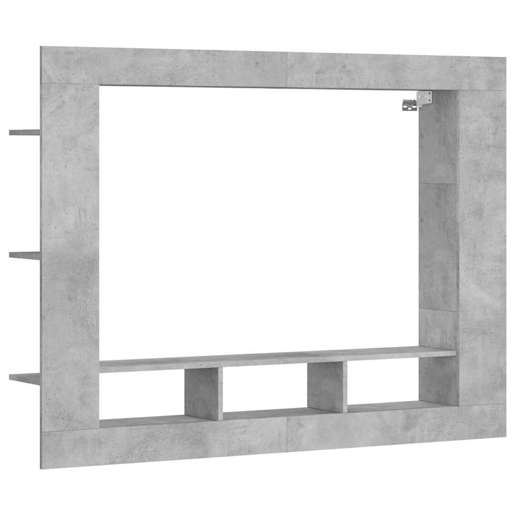 E-shop vidaXL TV skrinka betónovo sivá 152x22x113 cm kompozitné drevo