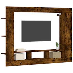 TV skříňka kouřový dub 152 x 22 x 113 cm kompozitní dřevo - obrázek 3