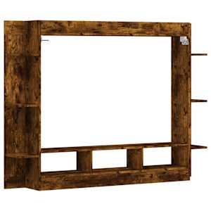 TV skříňka kouřový dub 152 x 22 x 113 cm kompozitní dřevo - obrázek 6