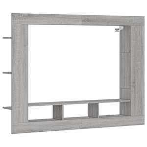 TV skříňka šedá sonoma 152 x 22 x 113 cm kompozitní dřevo - obrázek 2