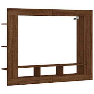 TV skříňka hnědý dub 152 x 22 x 113 cm kompozitní dřevo - obrázek 2