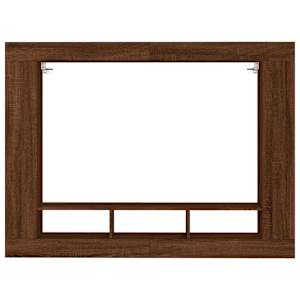 TV skříňka hnědý dub 152 x 22 x 113 cm kompozitní dřevo - obrázek 4