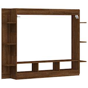 TV skříňka hnědý dub 152 x 22 x 113 cm kompozitní dřevo - obrázek 6