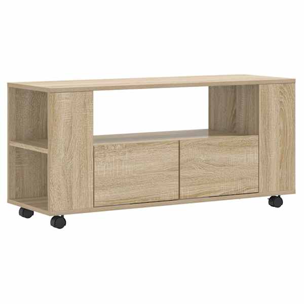 vidaXL telerikapp, Sonoma tamm, 102 x 34,5 x 43 cm, tehispuit