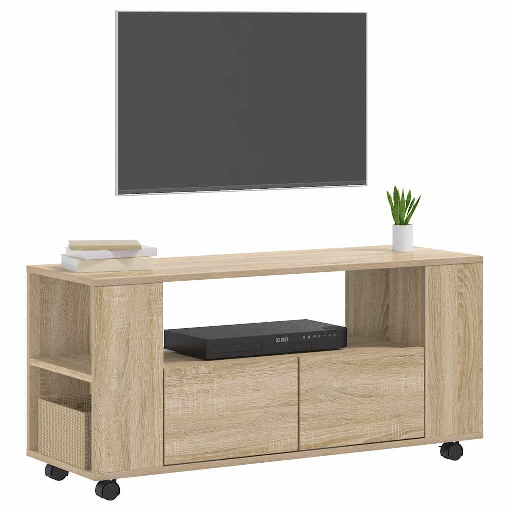 vidaXL sonoma tölgy színű szerelt fa TV-szekrény 102 x 34,5 x 43 cm