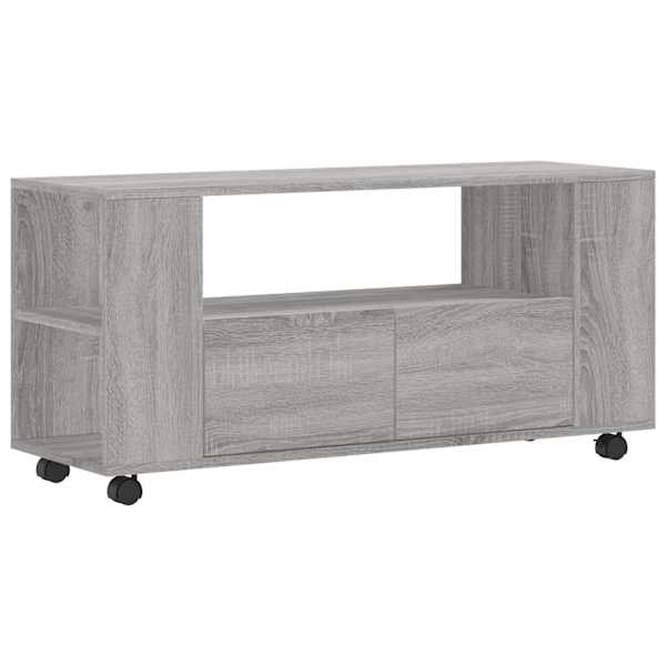 vidaXL telerikapp, hall Sonoma tamm, 102 x 34,5 x 43 cm, tehispuit