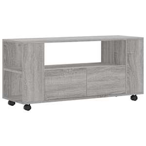 TV skříňka šedá sonoma 102 x 34,5 x 43 cm kompozitní dřevo - obrázek 2