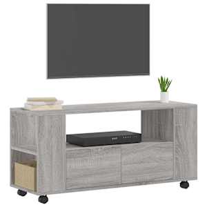 TV skříňka šedá sonoma 102 x 34,5 x 43 cm kompozitní dřevo - obrázek 3