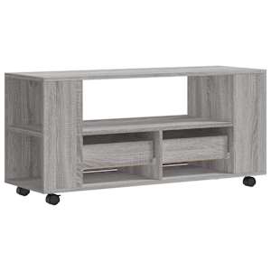 TV skříňka šedá sonoma 102 x 34,5 x 43 cm kompozitní dřevo - obrázek 8