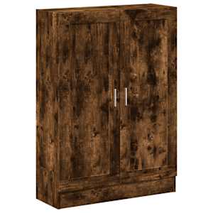 vidaXL raamatukapp, suitsutatud tamm, 82,5 x 30,5 x 115 cm, tehispuit