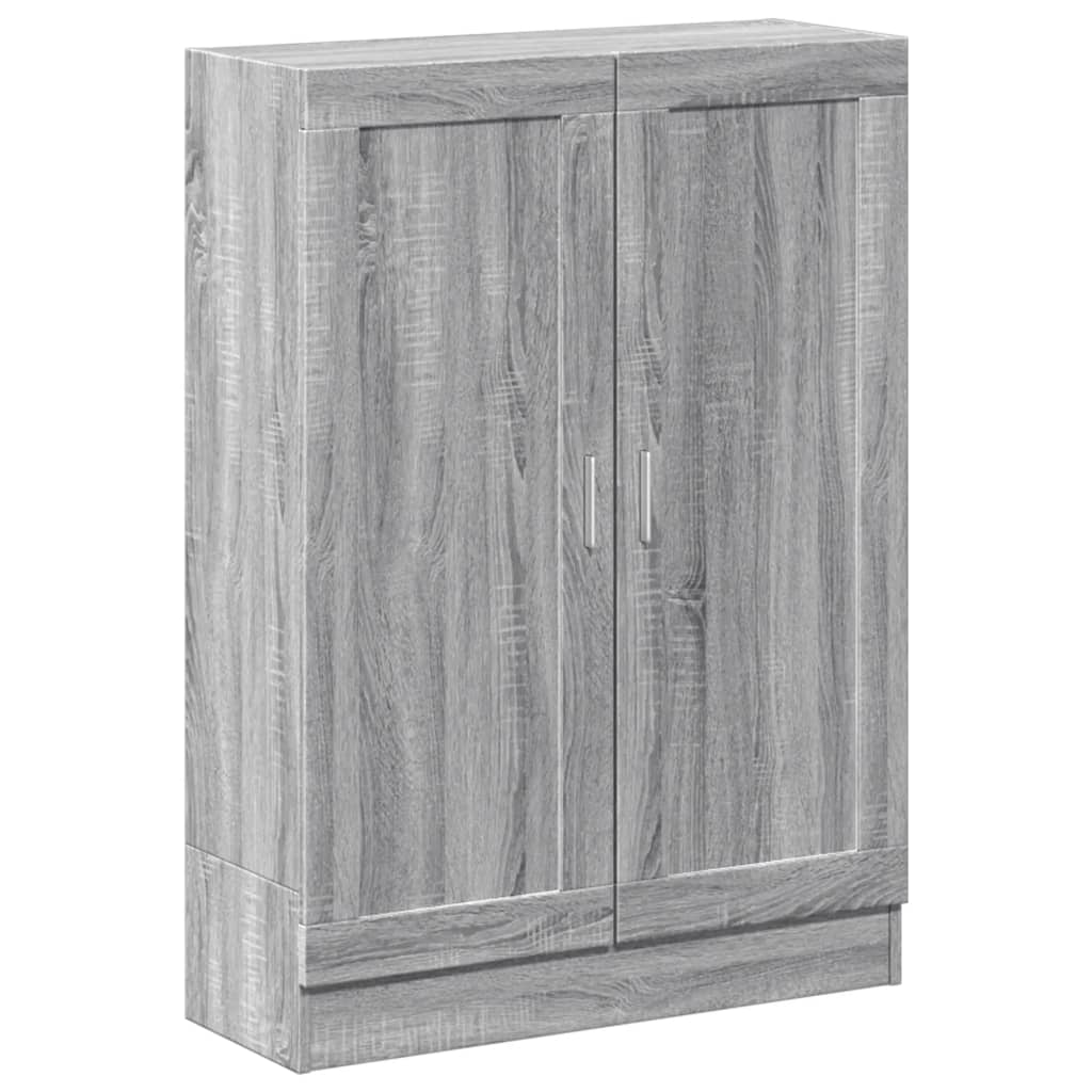 vidaXL Knihovna šedá sonoma 82,5 x 30,5 x 115 cm kompozitní dřevo