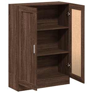 Knihovna hnědý dub 82,5 x 30,5 x 115 cm kompozitní dřevo - obrázek 5