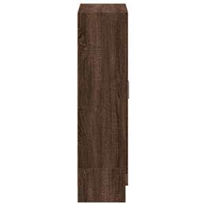 Knihovna hnědý dub 82,5 x 30,5 x 115 cm kompozitní dřevo - obrázek 7