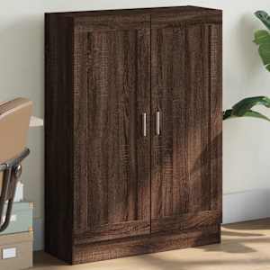 Knihovna hnědý dub 82,5 x 30,5 x 115 cm kompozitní dřevo - obrázek 1