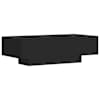 vidaXL kohvilaud, must, 100 x 49,5 x 31 cm, tehispuit