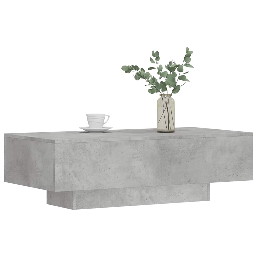 vidaXL Măsuță de cafea, gri beton, 100x49,5x31 cm, lemn prelucrat
