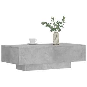 Konferenční stolek betonově šedý 100x49,5x31cm kompozitní dřevo - obrázek 3