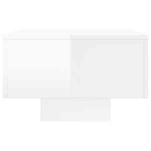 Konferenční stolek lesklý bílý 100x49,5x31 cm kompozitní dřevo - obrázek 5