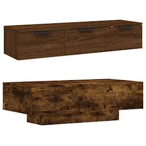 Konferenční stolek kouřový dub 100x49,5x31 cm kompozitní dřevo - obrázek 4