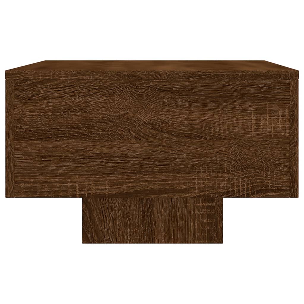 Tavolino da Salotto Rovere Fumo 79x49x41cm in Legno Multistrato