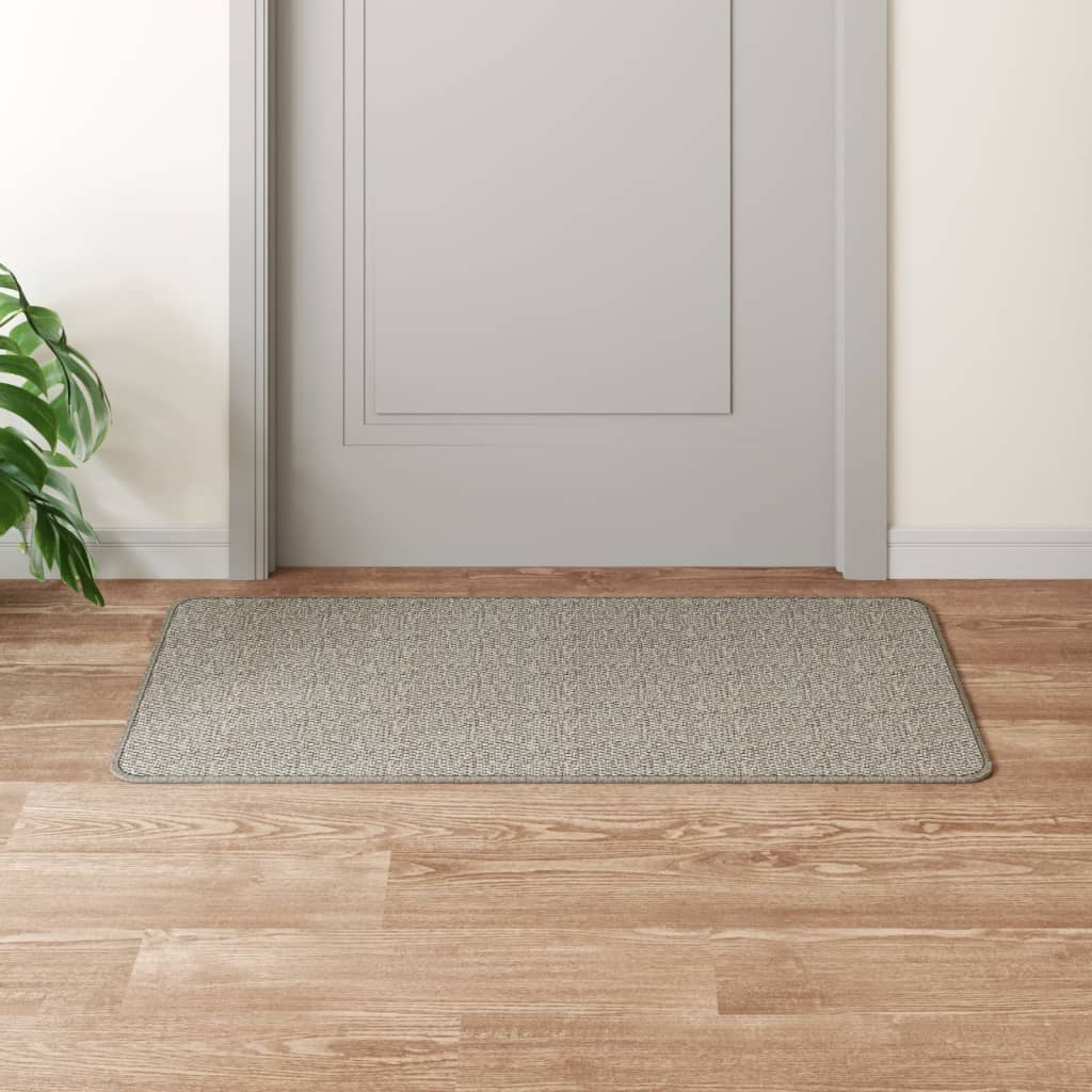 vidaXL Tapis de couloir aspect sisal taupe 50x100 cm