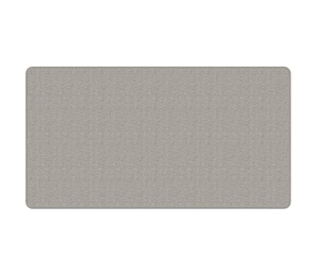 vidaXL Alfombra de pasillo con aspecto de sisal platina 80x150 cm