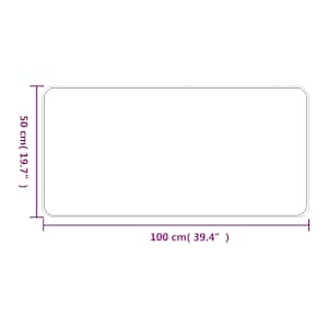 Běhoun sisalový vzhled antracitový 50 x 100 cm - obrázek 6