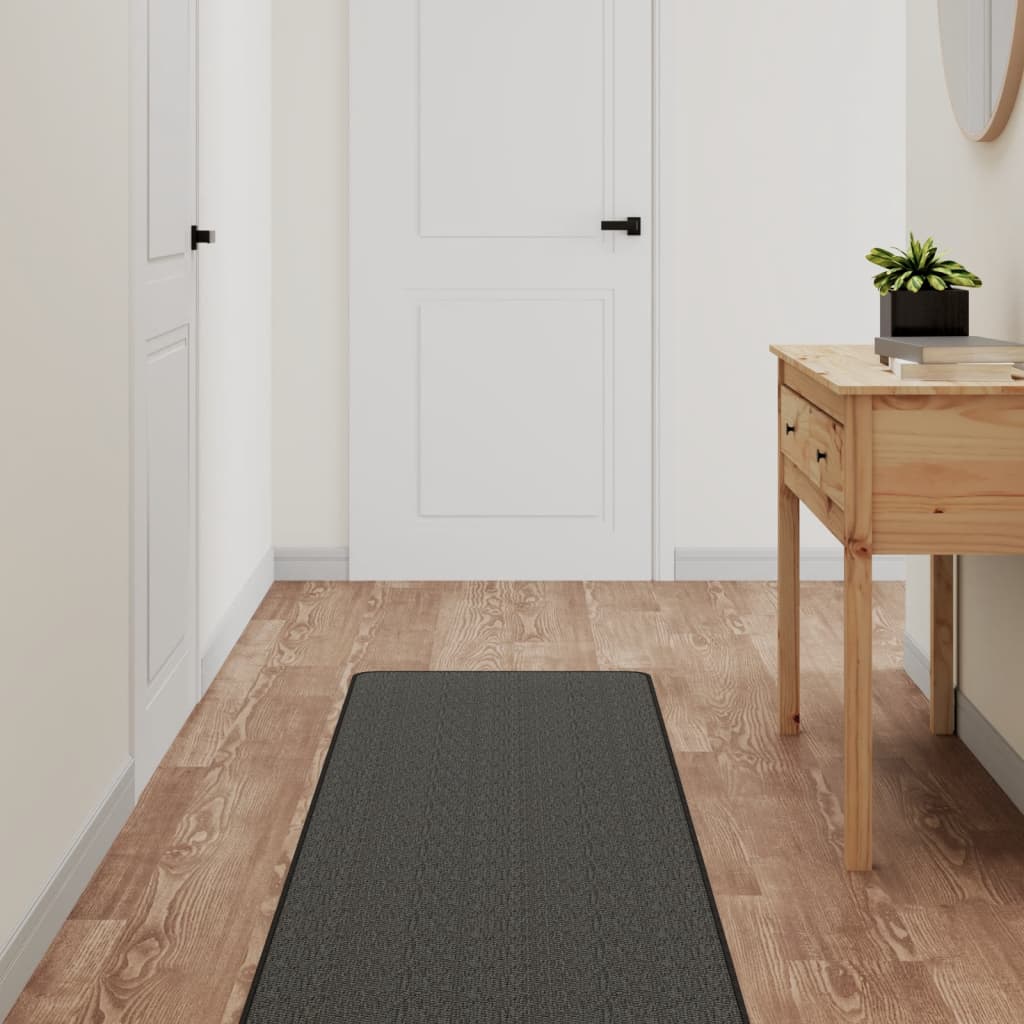 vidaXL Carpet Runner Sisal Look Anthracite 50×150 cm