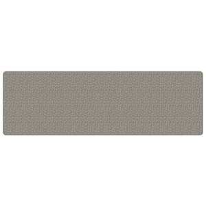 vidaXL Covor traversă cu aspect sisal, argintiu, 80x250 cm
