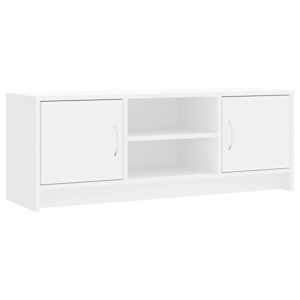 TV skříňka bílá 102x30x37,5 cm kompozitní dřevo - obrázek 2