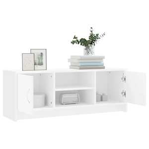 TV skříňka bílá 102x30x37,5 cm kompozitní dřevo - obrázek 4