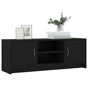 vidaXL TV-Schrank Schwarz 102x30x37,5 cm Holzwerkstoff