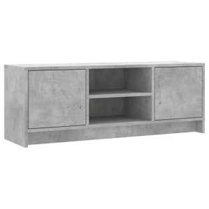 TV skříňka betonově šedá 102x30x37,5 cm kompozitní dřevo - obrázek 2