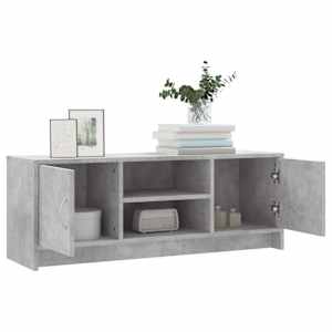 TV skříňka betonově šedá 102x30x37,5 cm kompozitní dřevo - obrázek 4